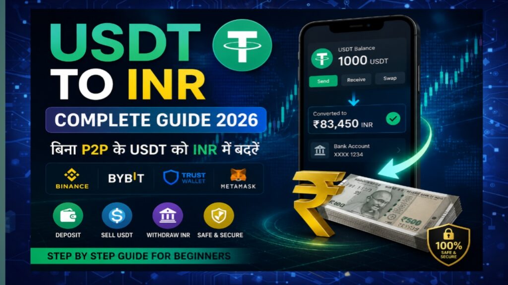 USDT to INR Complete Guide 2026 in India