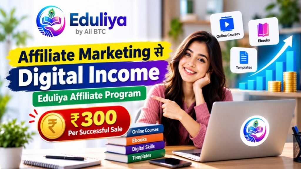 Affiliate Marketing से Digital Income और Eduliya Affiliate Program